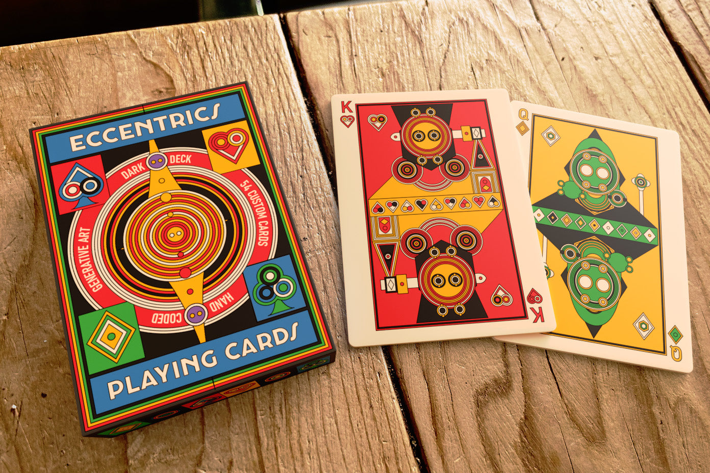 Eccentrics Playing Cards - DARK Deck