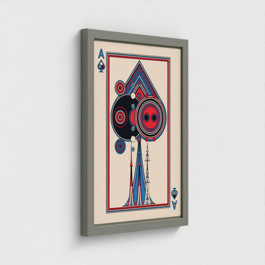 Framed Print - Ace of Spades Light