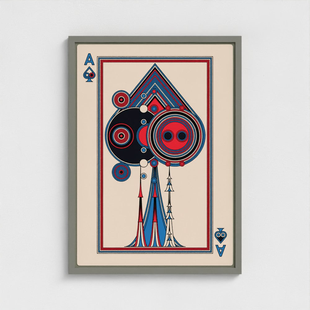 Framed Print - Ace of Spades Light