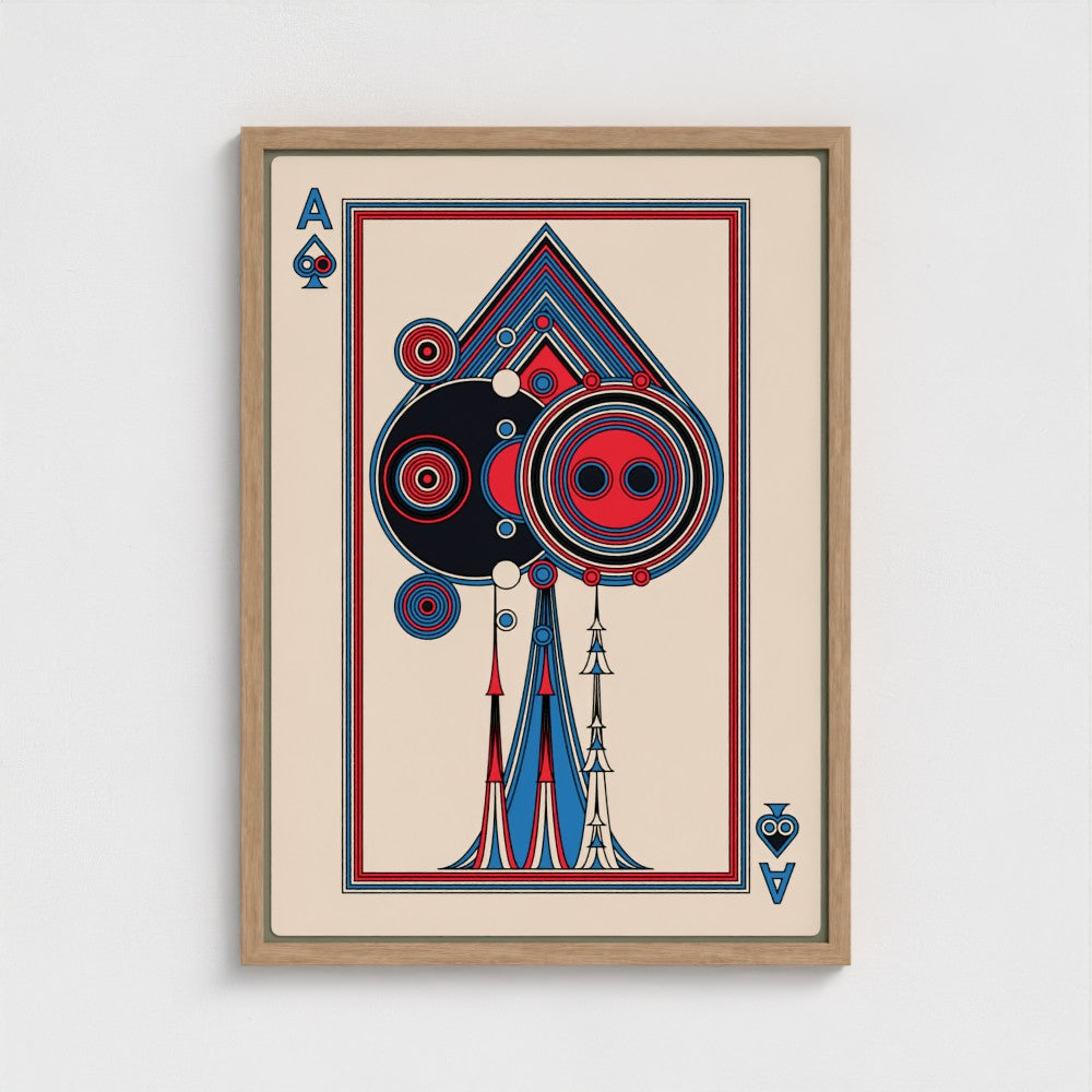 Framed Print - Ace of Spades Light