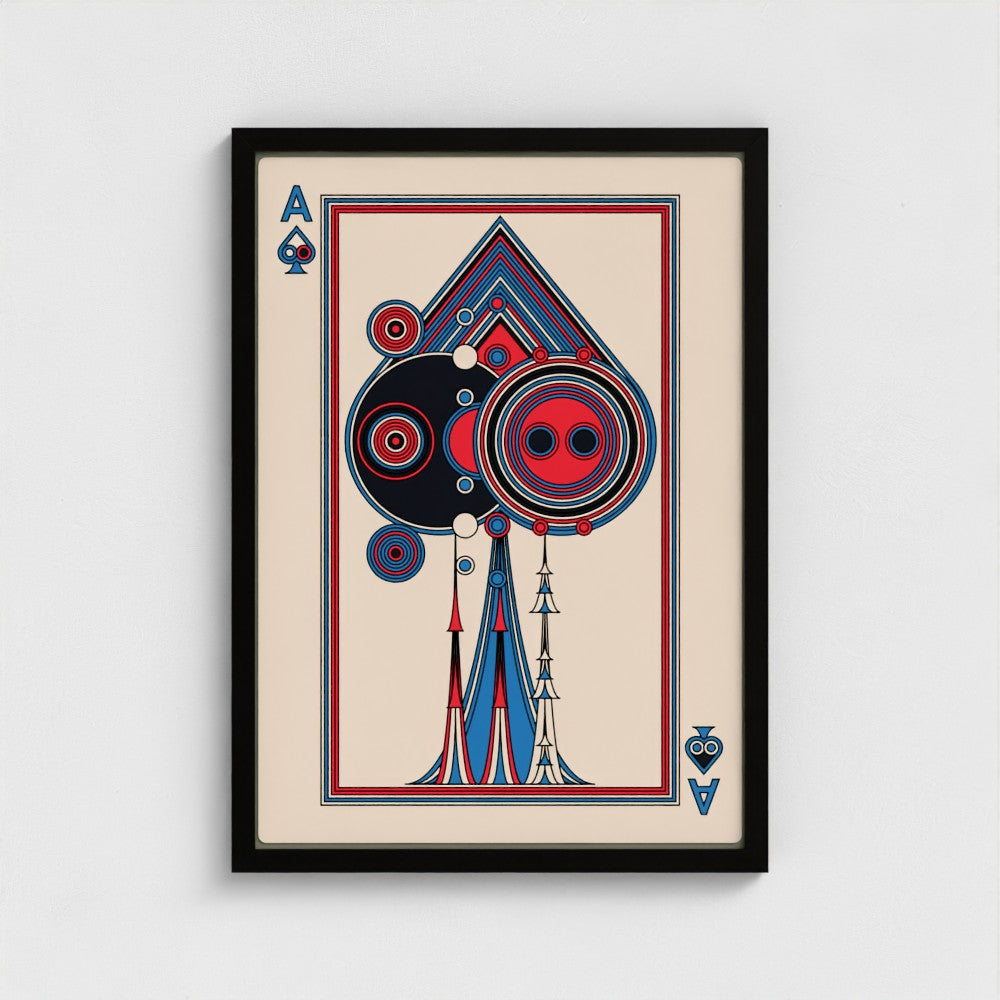 Framed Print - Ace of Spades Light