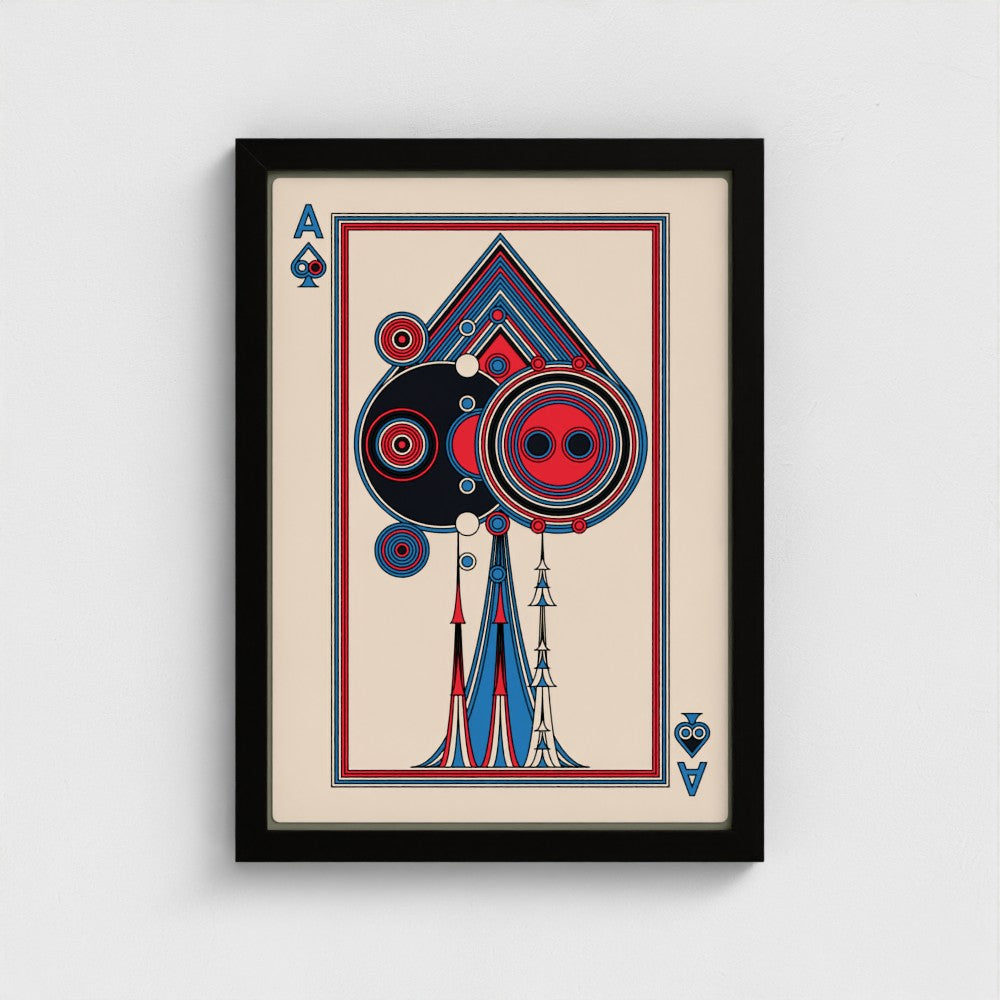 Framed Print - Ace of Spades Light
