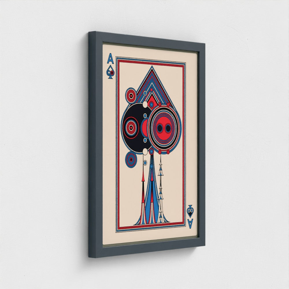 Framed Print - Ace of Spades Light
