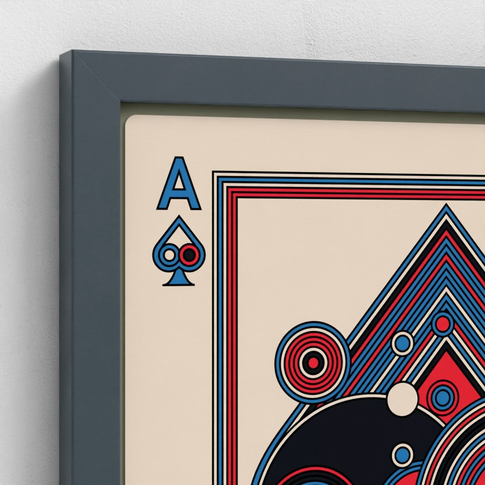Framed Print - Ace of Spades Light