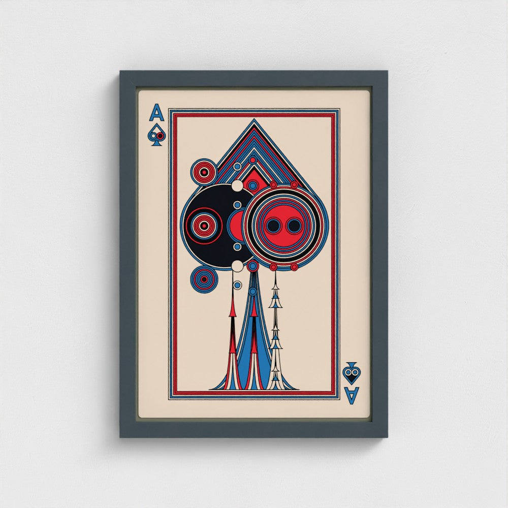 Framed Print - Ace of Spades Light