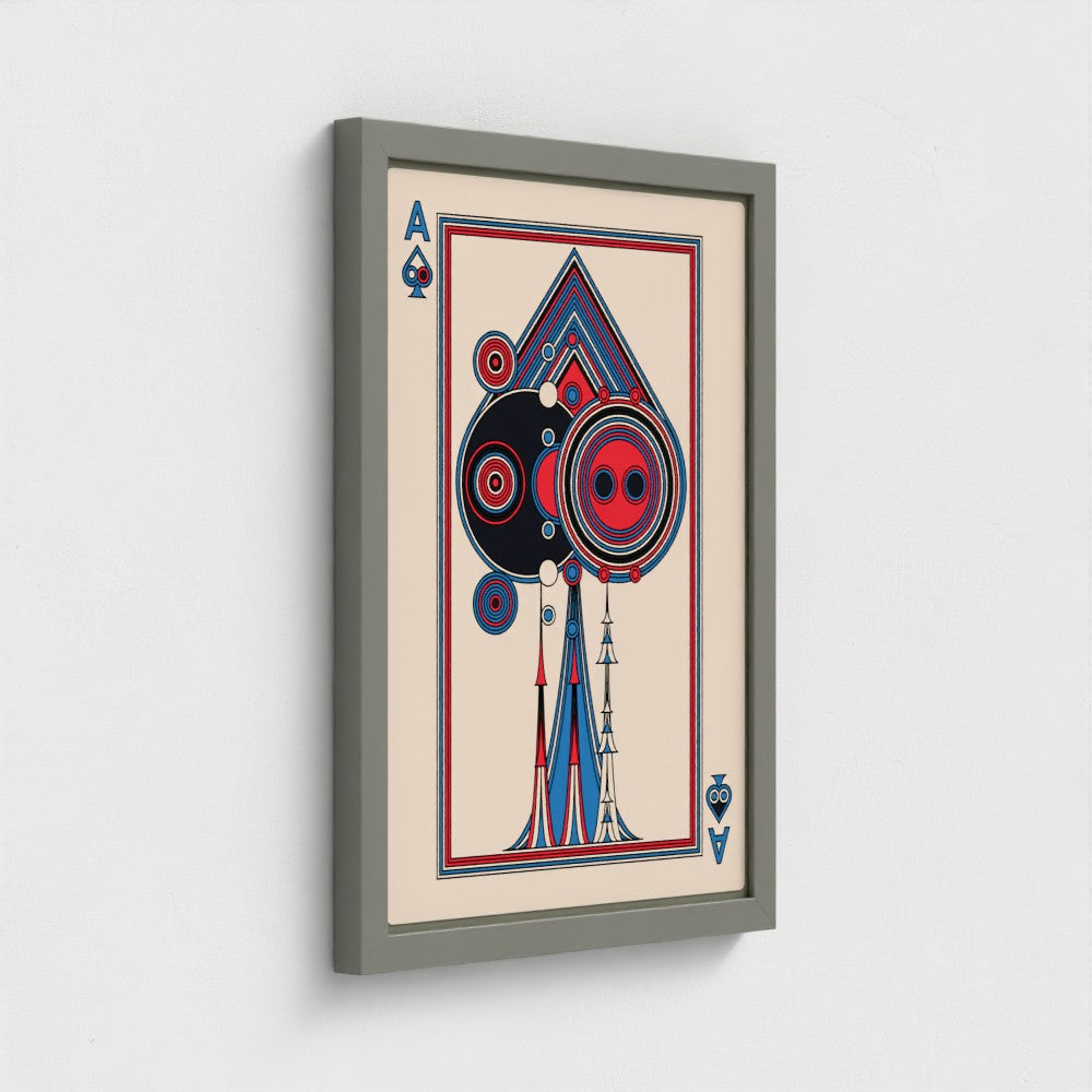 Framed Print - Ace of Spades Light