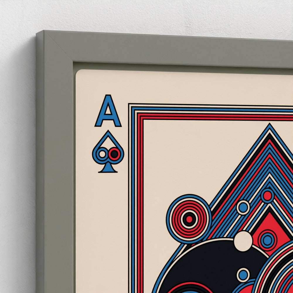 Framed Print - Ace of Spades Light