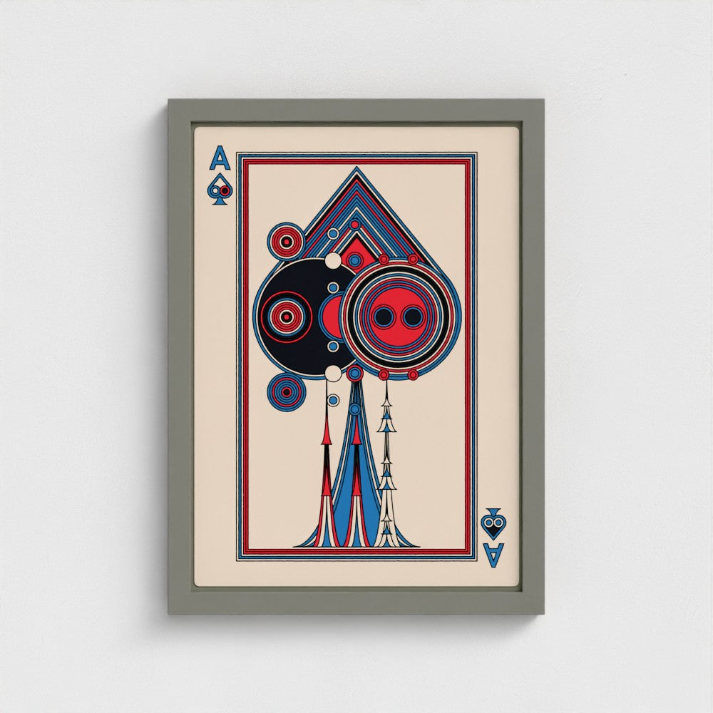 Framed Print - Ace of Spades Light
