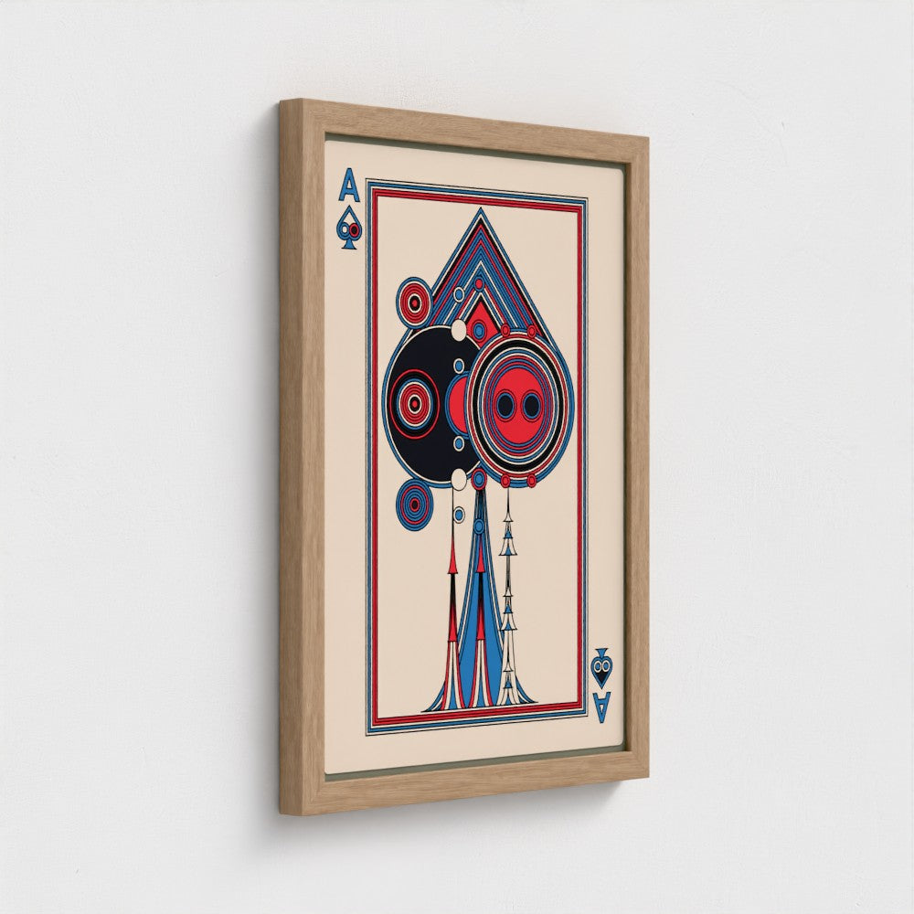 Framed Print - Ace of Spades Light