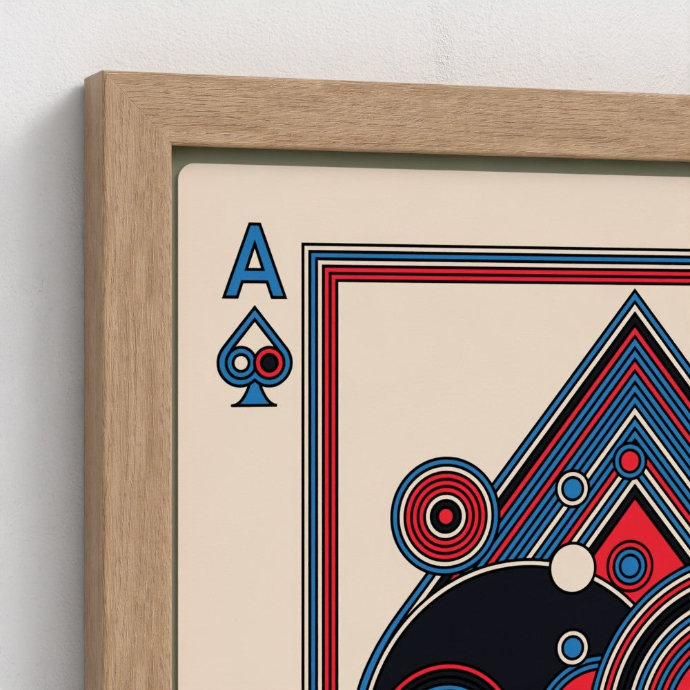 Framed Print - Ace of Spades Light